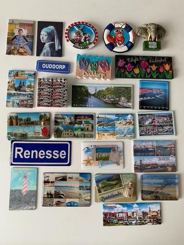 Verzameling magneten Nederland Souvenirs beschikbaar voor biedingen