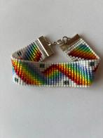 Regenboog kralen armband, Overige materialen, Gebruikt, Overige kleuren, Ophalen of Verzenden