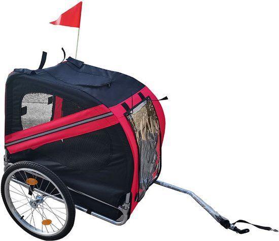 Zo goed als nieuwe hondenfietskar, Fietsen en Brommers, Fietsaccessoires | Aanhangers en Karren, Zo goed als nieuw, Hondenkar