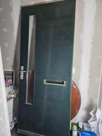 Houten Buitendeur 211,5 met Isolatieglas en Veiligheidsklink, Doe-het-zelf en Verbouw, Deuren en Horren, Ophalen, Gebruikt, 80 tot 100 cm