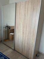 Kwaliteitskast met schuifdeuren en spiegel, Ophalen, Overige materialen, Zo goed als nieuw, 150 tot 200 cm