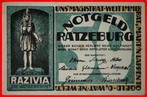 Ⰶ SCHLESWIG-HOLSTEIN: GERMANY RATZEBURG 50 PFENNIGS (1921) R, Verzenden, Duitsland, Los biljet