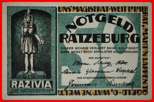 Ⰶ SCHLESWIG-HOLSTEIN: GERMANY RATZEBURG 50 PFENNIGS (1921) R, Postzegels en Munten, Bankbiljetten | Europa | Niet-Eurobiljetten
