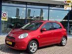 Nissan Micra 1.2 Acenta 5Drs Airco LM-Velgen Bluetooth Elek., Auto's, Voorwielaandrijving, Euro 5, Gebruikt, Zwart