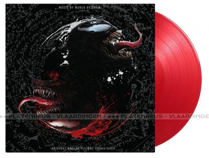LP Soundtrack - Venom: Let There Be Carnage Rood Vinyl Nieuw, Cd's en Dvd's, Vinyl | Filmmuziek en Soundtracks, Nieuw in verpakking