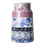 Heinen Delfts Blauw Melkbusvaas - Nieuw, Huis en Inrichting, Overige kleuren, Aardewerk of Porselein, Nieuw, Ophalen of Verzenden