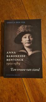 Anna Baronesse Bentinck - Ursula den Tex, Ophalen of Verzenden, Zo goed als nieuw, Ursula den Tex, Politiek