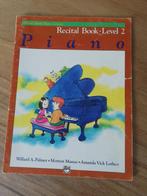 Alfred's basic piano library recital boek niveau 2, Klassiek, Les of Cursus, Ophalen of Verzenden, Zo goed als nieuw