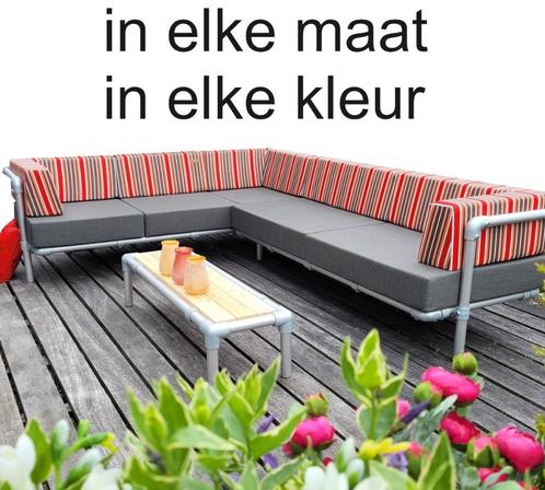 loungebank tuin op maat loungeset lounge hoekbank maatwerk, Tuin en Terras, Tuinsets en Loungesets, Nieuw, Loungeset, Aluminium