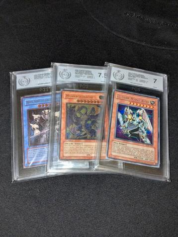 Yugioh PGS Graded Kaarten Verzameling Duits yugioh beschikbaar voor biedingen