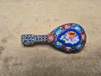 Broche Micro Mozaïek Mandoline, Sieraden, Tassen en Uiterlijk, Broches, Ophalen of Verzenden, Gebruikt, Minder dan 4 cm, Rood