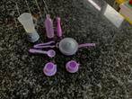Allemaal kleine spulletjes om met je barbiepoppen te spelen,, Kinderen en Baby's, Speelgoed | Poppen, Ophalen of Verzenden, Zo goed als nieuw