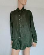 ROSSANA DIVA Blouse , Maat 44 , LINNEN, Verzenden, Zo goed als nieuw, Maat 42/44 (L), Groen