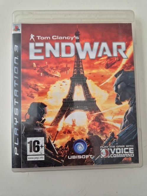 Tom Clancy's EndWar PS3, Spelcomputers en Games, Games | Sony PlayStation 3, Zo goed als nieuw, Strategie en Constructie, 1 speler