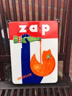 zap frisdrank emaille reclamebord, Ophalen of Verzenden, Zo goed als nieuw, Reclamebord