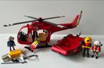 Playmobil 4428 rescue helicopter met bootje, Ophalen of Verzenden, Gebruikt