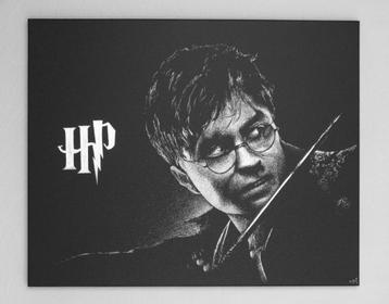 Originele handgegraveerde afbeelding van Harry Potter beschikbaar voor biedingen