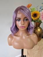 Nieuw! Human hair pruik echt haar wig Lila lacefront, Nieuw, Ophalen of Verzenden, Pruik of Haarverlenging