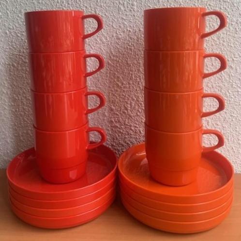 Mepal kop en schotel(retro/vintage), Caravans en Kamperen, Kampeeraccessoires, Zo goed als nieuw, Ophalen of Verzenden