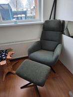 Montel Ergo Plus Relaxstoel met Voetenbank - Groen, Ophalen, 75 tot 100 cm, Zo goed als nieuw, Stof