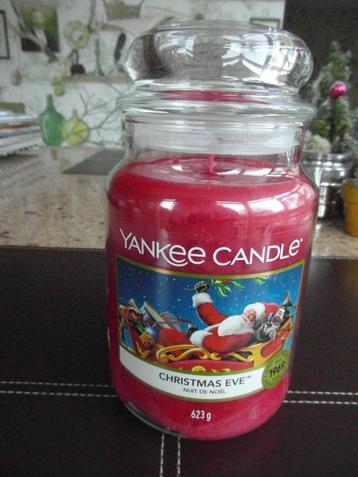 YANKEE CANDLE  "CHRISTMAS EVE"  Large Jar. beschikbaar voor biedingen