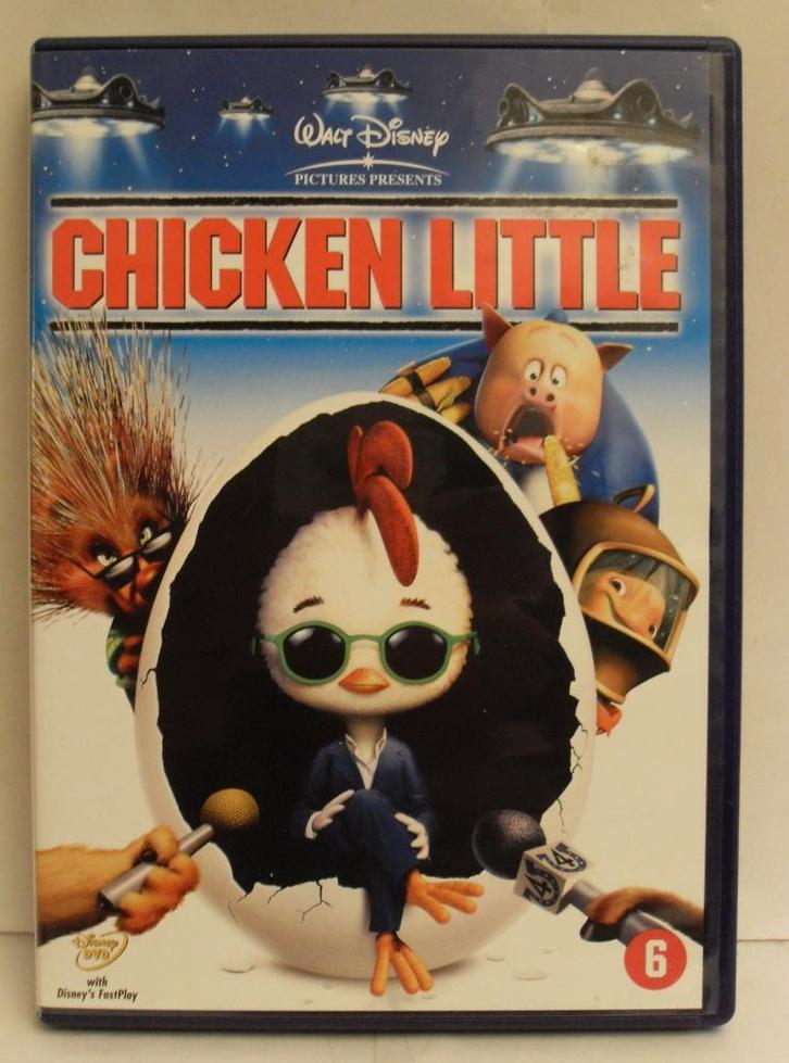 Chicken Little (originele dvd) Disney, Cd's en Dvd's, Dvd's | Tekenfilms en Animatie, Zo goed als nieuw, Europees, Tekenfilm, Vanaf 6 jaar