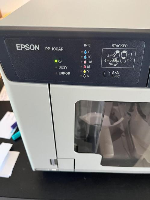 Epson PP-100AP blu-ray-, dvd- en cd-printer, Computers en Software, Printers, Gebruikt, Printer, Kleur printen, Zwart-en-wit printen
