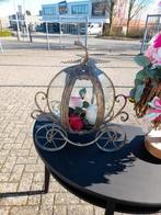 Groot wind licht koets, Huis en Inrichting, Woonaccessoires | Kandelaars en Kaarsen, Ophalen of Verzenden, Zo goed als nieuw, Overige materialen