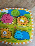Houten dierenpuzzel voor peuters, Ophalen, 2 tot 4 jaar, Meer dan 50 stukjes, Zo goed als nieuw