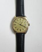 Vintage Edox Alfetta Swiss mechanisch horloge met kalender70, Ophalen of Verzenden