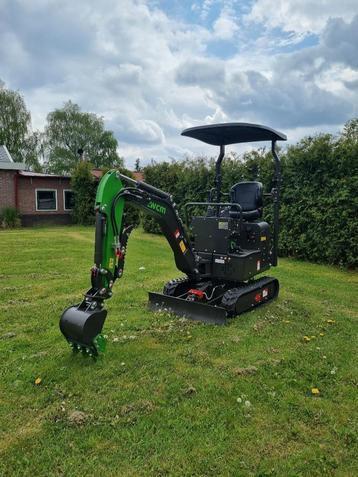 WCM minigraver/minigraafmachine 85cm breed/verstelbare rupse beschikbaar voor biedingen