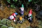 Set Van 3 Tuinkabouters / Tuin Kabouter Gnome Beeld Poppetje, Tuin en Terras, Verzenden, Nieuw, Tuinkabouter
