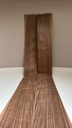 18 fineer vellen notenhout 64x13cm, Ophalen of Verzenden, Fineer, Info@flexfineer.nl, Almelo