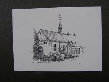Ned. Hervormde Kerk HOOGELOON N-Brabant; pentekening  beschikbaar voor biedingen