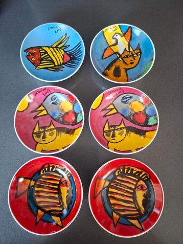 6 Design Schalen 'Corneille 2007' beschikbaar voor biedingen