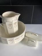 Lampetstel creme of wit, Antiek en Kunst, Ophalen of Verzenden