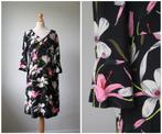 Steps - nieuwstaat jurk / zomer / zwart bloemen / maat 38, Maat 38/40 (M), Verzenden, Zwart, Zo goed als nieuw