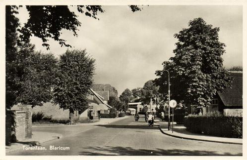 Torenlaan, Blaricum - ongelopen, Verzamelen, Ansichtkaarten | Nederland, Ongelopen, Utrecht, 1940 tot 1960, Ophalen of Verzenden