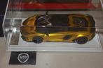 LAMBORGHINI AVENTADOR chrome gold ltd 10 Davis Giovanni WRH, Hobby en Vrije tijd, Modelauto's | 1:18, Verzenden, Zo goed als nieuw