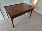 Houten tafel, Ophalen
