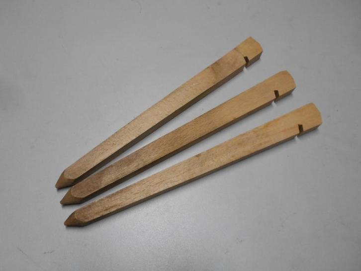 Tentharing hout 40 cm, Caravans en Kamperen, Kampeeraccessoires, Zo goed als nieuw, Ophalen of Verzenden