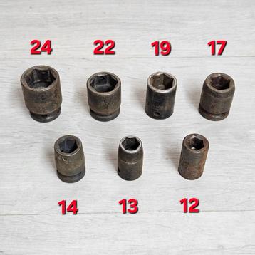 Set krachtdoppen aansluiting 1/2" beschikbaar voor biedingen