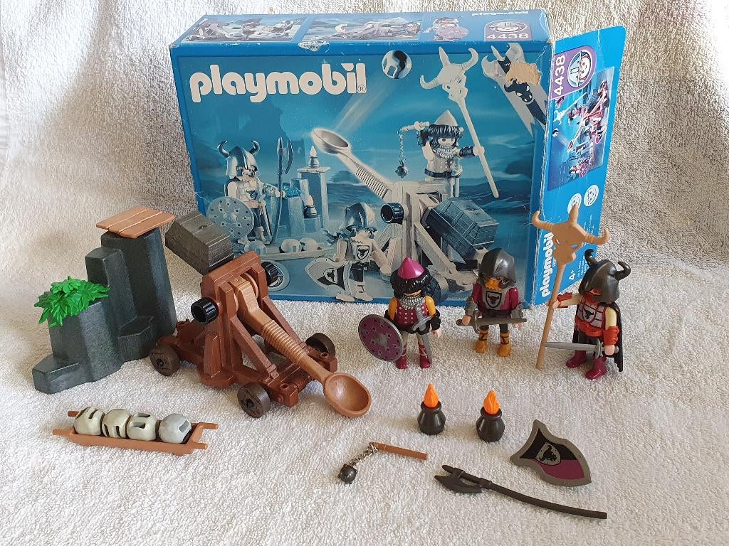 playmobil 4438 barbaren met katapult, Ophalen of Verzenden, Zo goed als nieuw