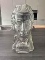 Glazen Elvis Hoofd - Decoratief Glaswerk, Antiek en Kunst, Antiek | Glas en Kristal, Ophalen of Verzenden
