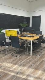 Ahrend Vergadertafel en/of 8 vergaderstoelen, Ophalen of Verzenden, Gebruikt, Zwart