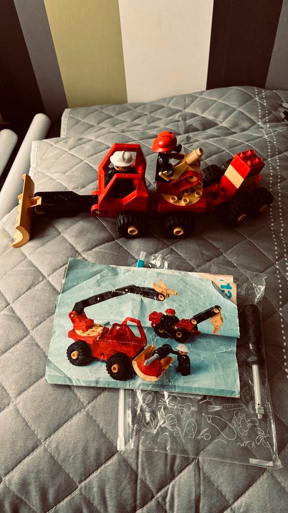Duplo Tooloo Brandweerwagen met schroevendraaier, Diversen, Sinterklaas, Gebruikt, Ophalen of Verzenden