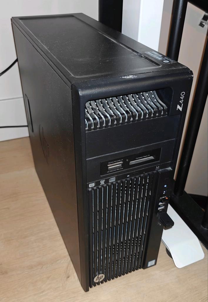 HP Z440 Werkstation - Krachtige Desktop PC, Computers en Software, Desktop Pc's, Gebruikt, 3 tot 4 Ghz, SSD, 16 GB, Met videokaart