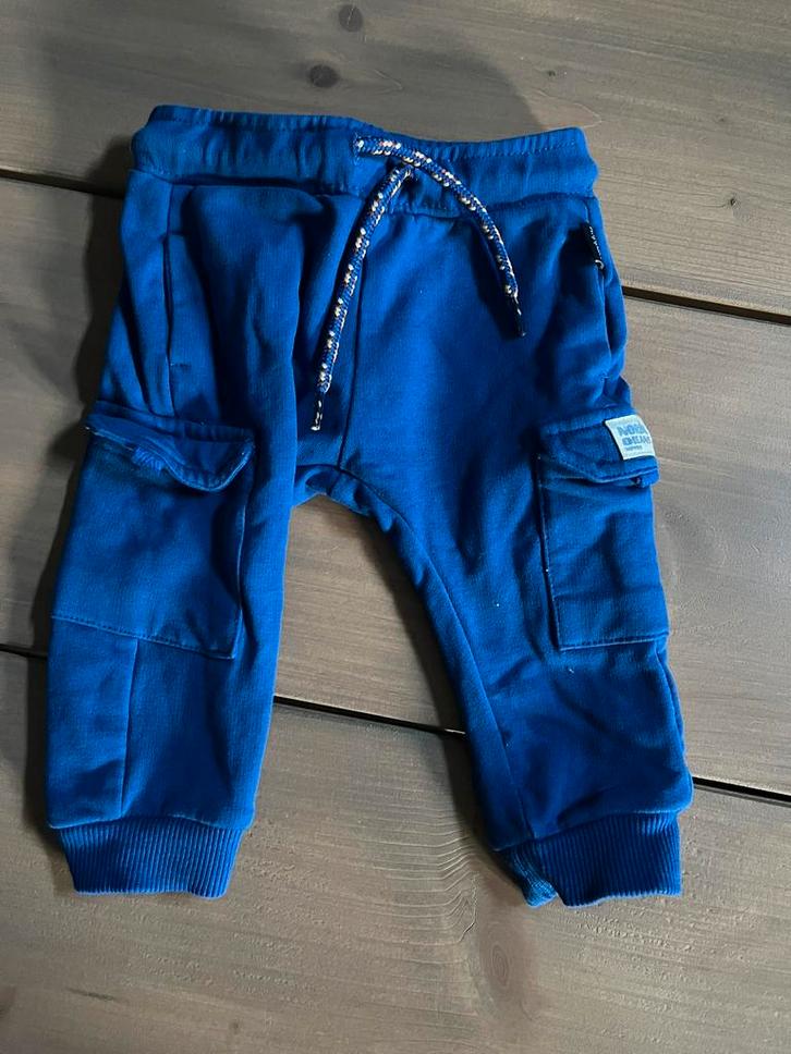Blauw joggingbroekje Noppies 62 broeken cargo, Kinderen en Baby's, Babykleding | Maat 62, Gebruikt, Jongetje, Broekje, Verzenden