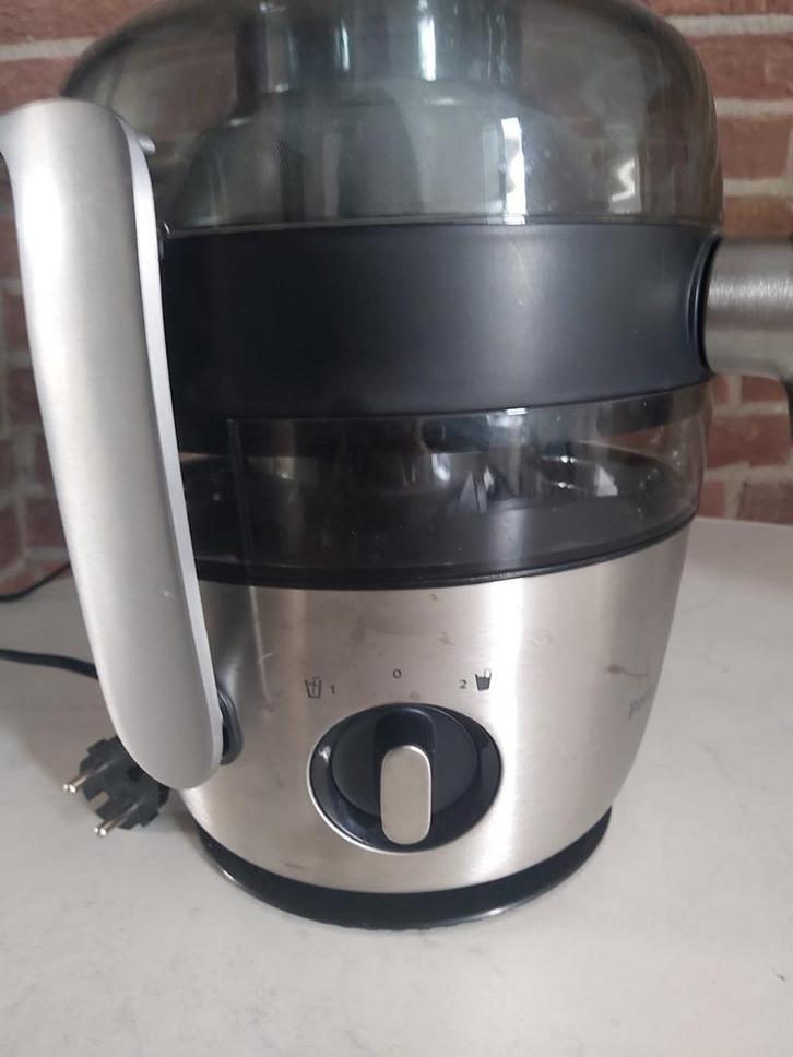 Philips Sapcentrifuge - Verse sappen makkelijk maken!, Witgoed en Apparatuur, Keukenmixers, Gebruikt, 1 tot 2 liter, 2 snelheden