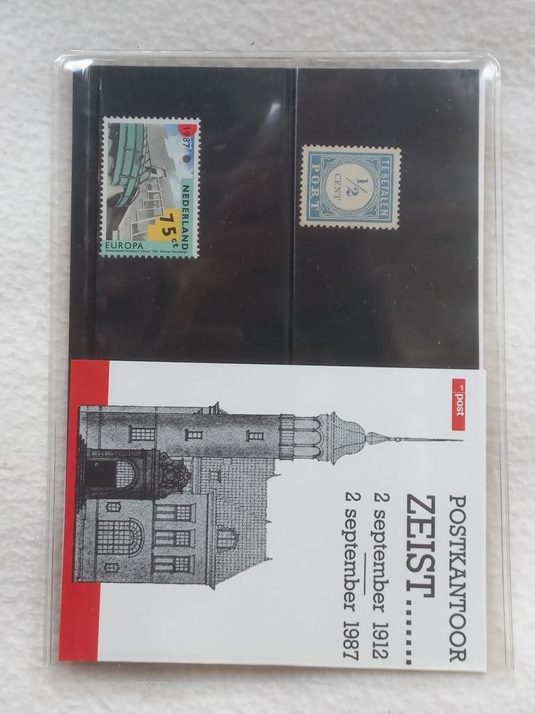 Ned ptt post postzegelmapje 1987, Ophalen of Verzenden, Overige landen, 10 euro